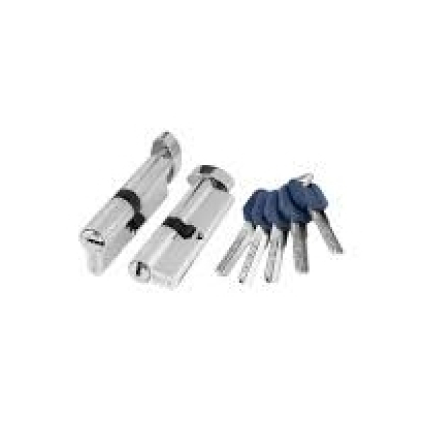 Цилиндровый механизм (Z402/80) Z4002Knob80(30+10+40) с вертушкой CP хром Punto