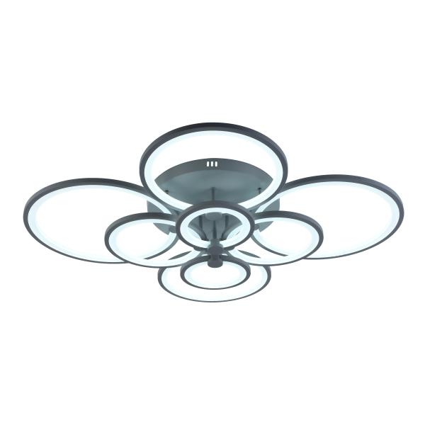 Люстра светодиодная 264Вт 3000-6000K DIMMER ПДУ AU61034/8 GREY Атмосфера уюта