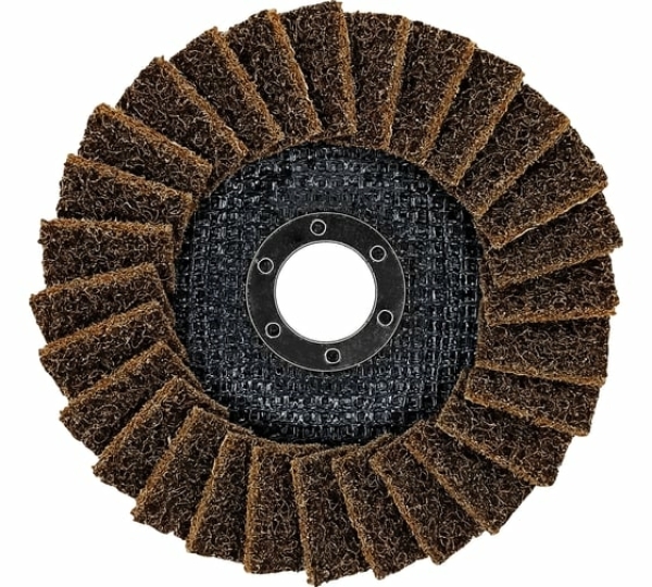Круг лепестковый торцевой полировальный войлочный 125*22мм COARSE Vertextools