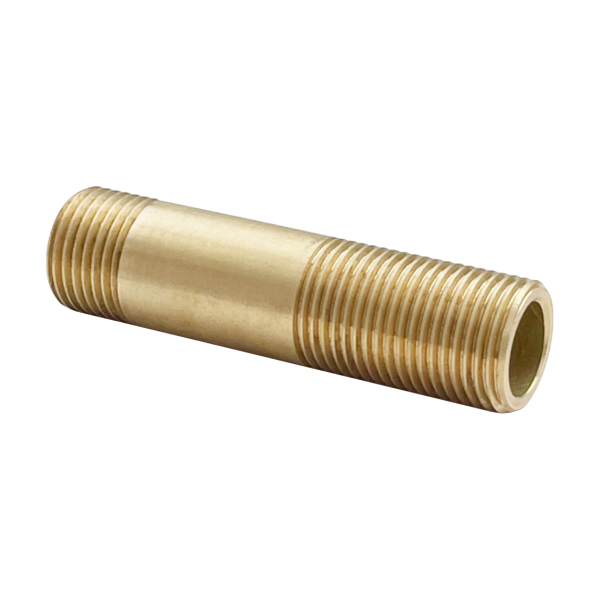 Сгон 200мм латунь 1/2" нр-нр