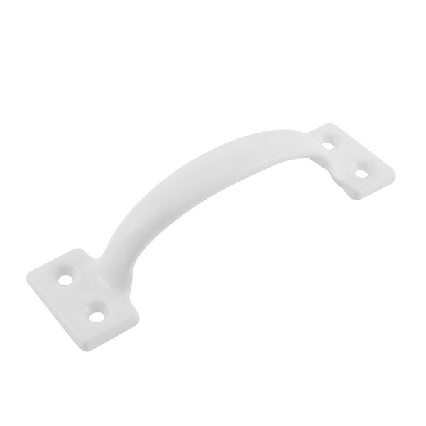 Ручка-скоба дверная цельнотянутая белая РС-40 Ремоколор