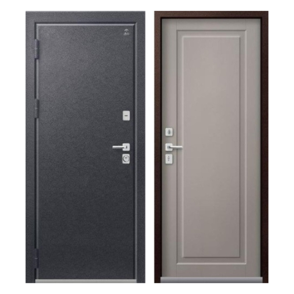 Дверь Т-4 Антрацит муар/Кшемир грэй 860*2050 L Центурион 2026
