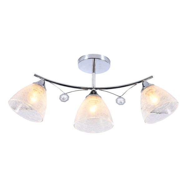 Люстра 3*60Вт Е27 хром AU1806/3 CR Атмосфера уюта