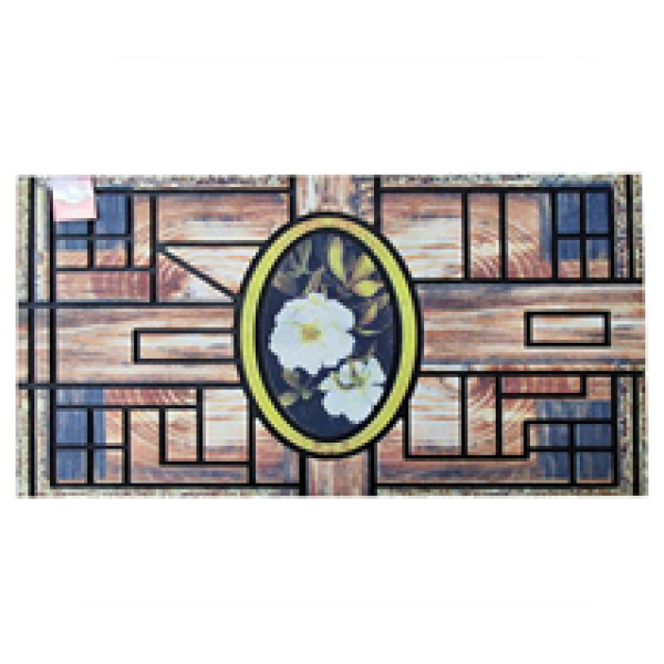 Коврик придверный BAIZHENG "Холуй" 60*90 цветок