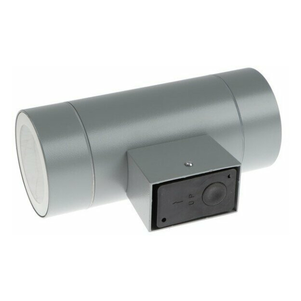 Светильник св/д уличный НБУ ЦИЛИНДР-2xGX53 IP54  алюминиевый серый IN HOME