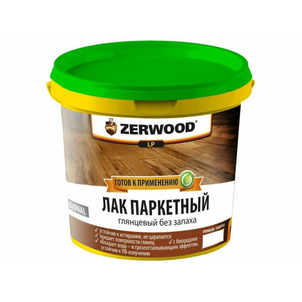 Лак для паркета  0,9л LP Zerwood