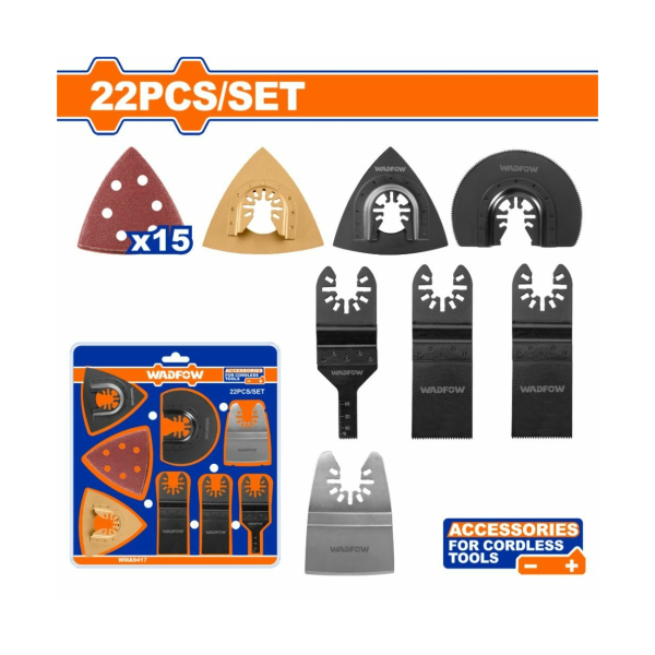 Набор насадок для реноватора 22 предмета Wadfow