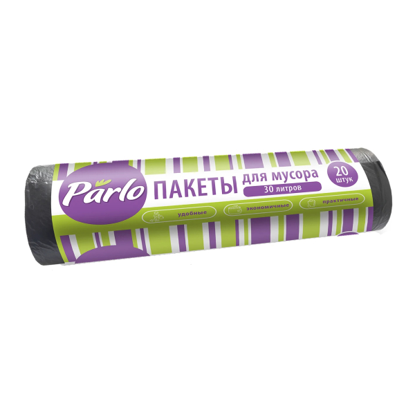 Мешки для мусора 30л 20шт Parlo