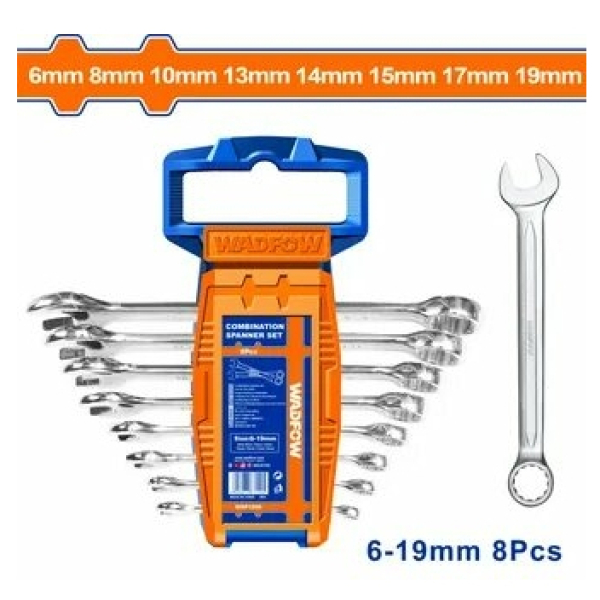 Набор ключей комбинированных 6-19мм 6шт WADFOW