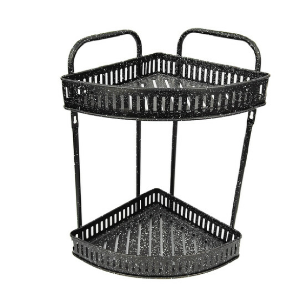 Полка 2-х ярусная угловая 24*24*40см C-05 BAIZHENG