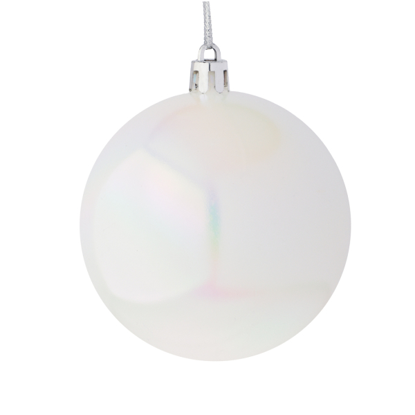 СНОУ БУМ Шар 10см пластик, белый