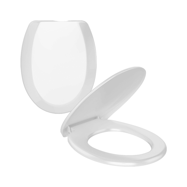 Сиденье для унитаза жесткое белое TISA