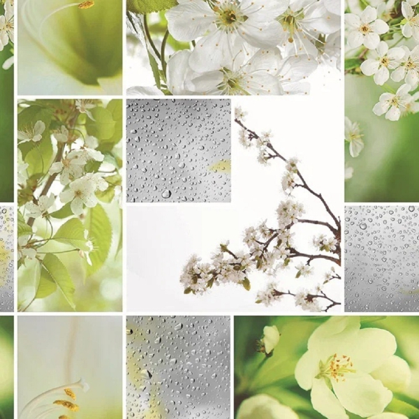 Клеенка ПВХ на нетканой основе Dekorelle Jakline 371, разм. 1,4х20м