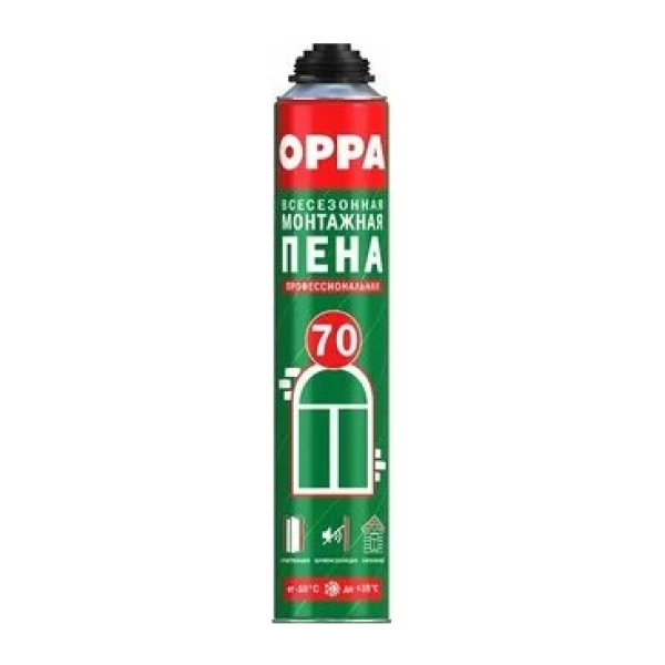 Пена проф всесезонная 875мл -10+35С 70л Oppa