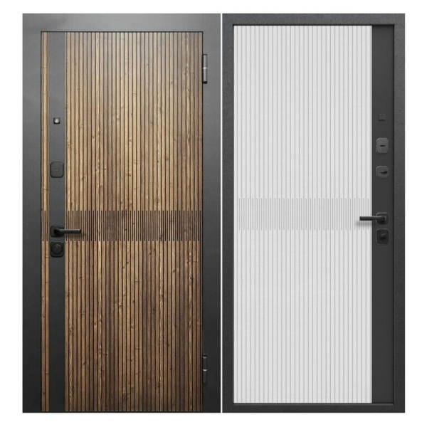 Дверь Вуд Вертикаль 860*2060 R Сибирский стандарт