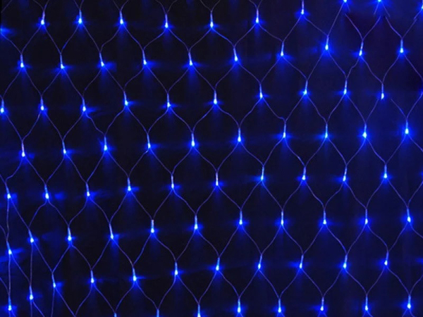 Гирлянда светодиодная сетка 3*2 м 320 led 220 В синяя (1/1)