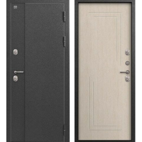 Дверь Т-100 Серебро Антак / Седой дуб  860*2050 П Центурион (2026)