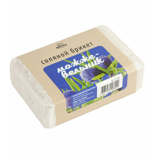 Соляной брикет можжевельник 1,2кг