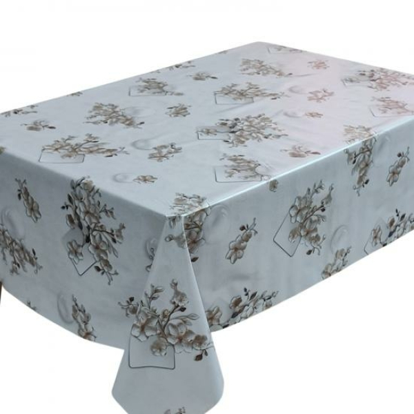 Клеенка ПВХ тканевая основа 1,37*20 м 0,2 мм рисунок 3D BZ-6908C Альмера Baizheng