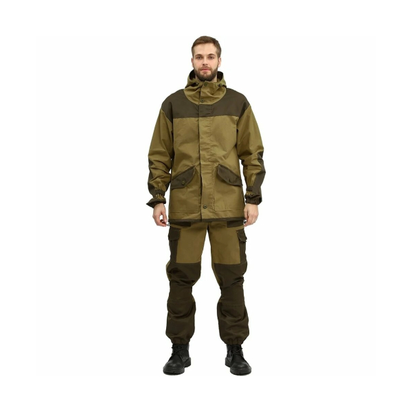 Костюм летний Горка Горец кмф хаки/питон коричн ткань палатка 235 г/м2 р.56-58/182-188