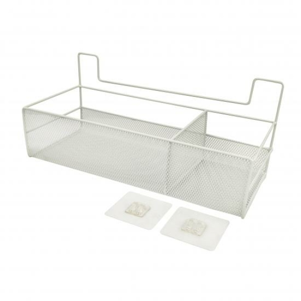 Полка 1-ярусная прямая 36*15*15см белый CY-0163 BAIZHENG