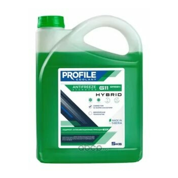 Антифриз зеленый G11 5кг Profile Coolant