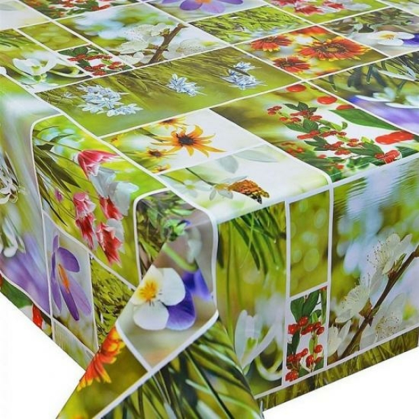 Клеенка ПВХ тканевая основа 1,37(+-3)*20 м глянцевая рис. STG160A Grace