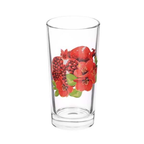 ОСЗ Гранат с цветами Стакан высокий 290мл, стекло