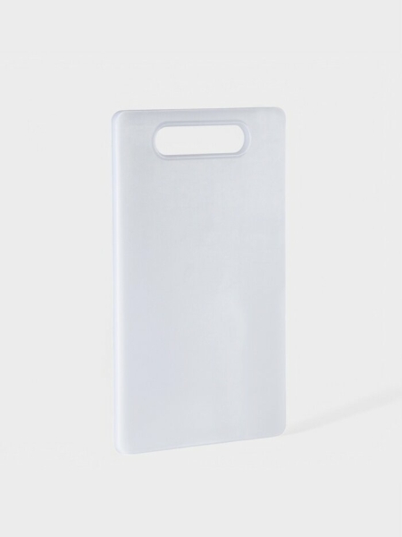 Доска разделочная 33*20см пластик белый Бастерн Доляна