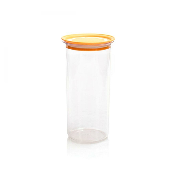 Банка для сыпучих продуктов 1,4л с вакуумной крышкой пластик Полимербыт