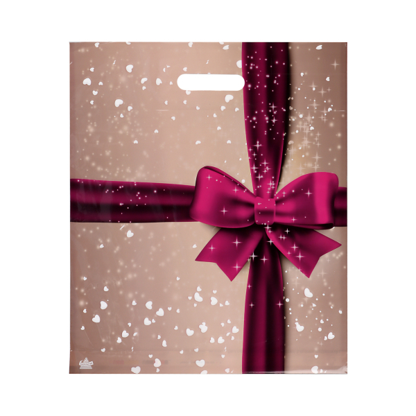 Пакет Подарочный перламутр-пакет вырубной, 45х38см, ламинат