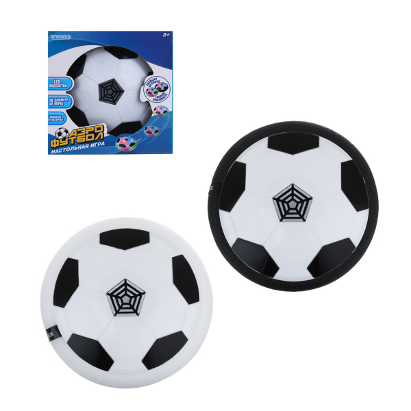 ИГРОЛЕНД Настольная игра "Аэрофутбол" , 4xAA, 18,5x7,2x18,2см, PP, 2 дизайна