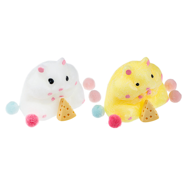 Игрушка Сквиш антистресс "Хомячок", TPR, 14х13х4см, 2 дизайна