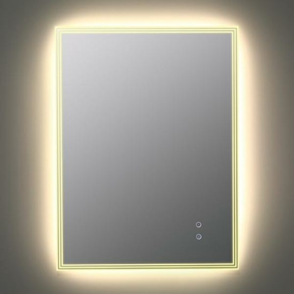 Зеркало 800*600мм с подсветкой антизапотевание KN-811A80/60 KNOIS