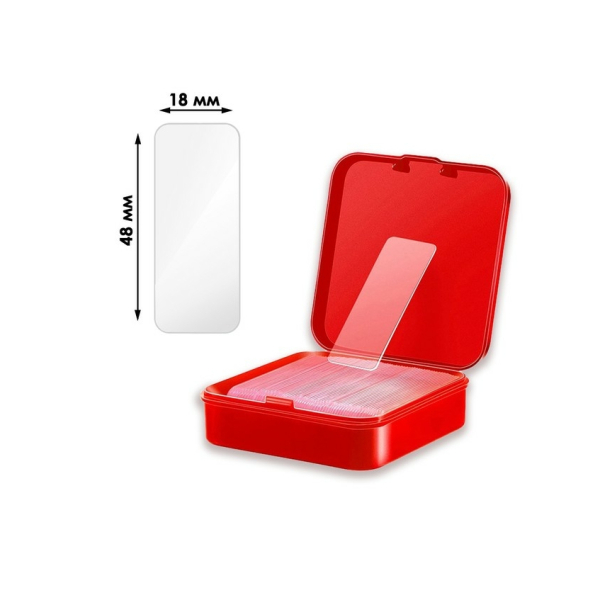 Лента клейкая двухсторонняя 18*48мм 60шт ЛОМ