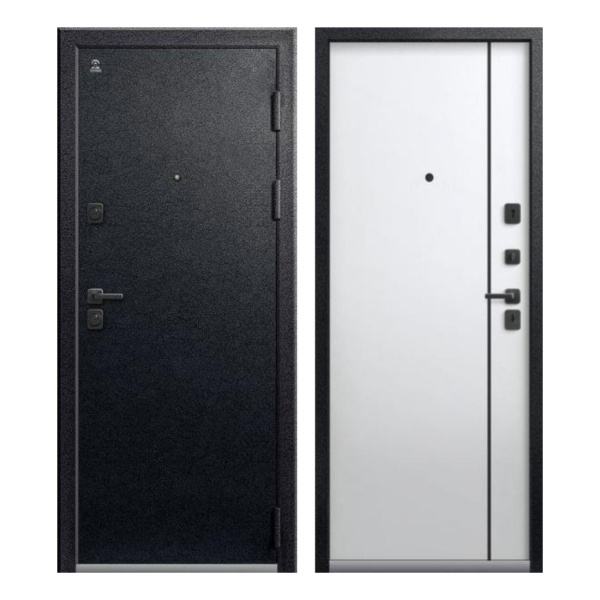 Дверь С-106 Черный муар - Кашемир сильвер 860*2050 L Центурион 2026