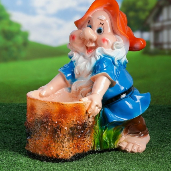 Садовая фигура Гном веселый 40*31*20см