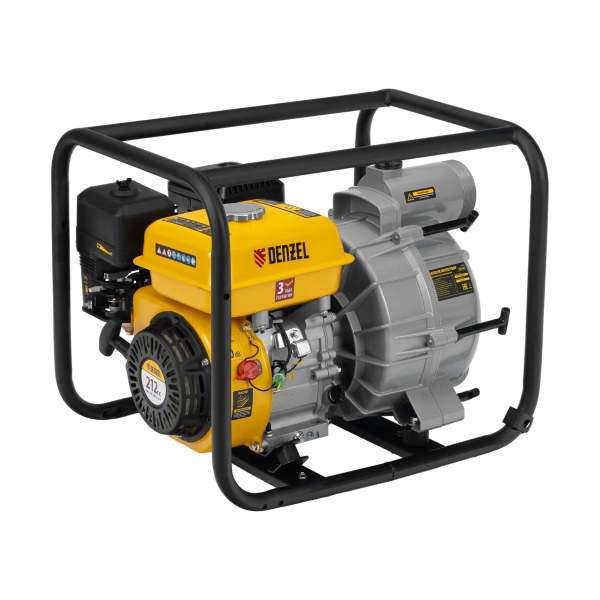Мотопомпа бенз. для грязной воды 7л/с 1300л/мин подъем 8м напор 30м PX-80D7 DENZEL