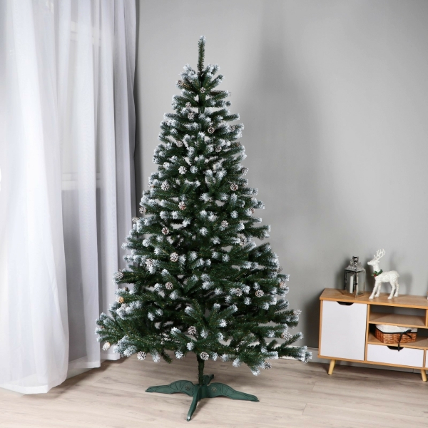 Елка исскуственная 220см Таежная элитная белоснежная