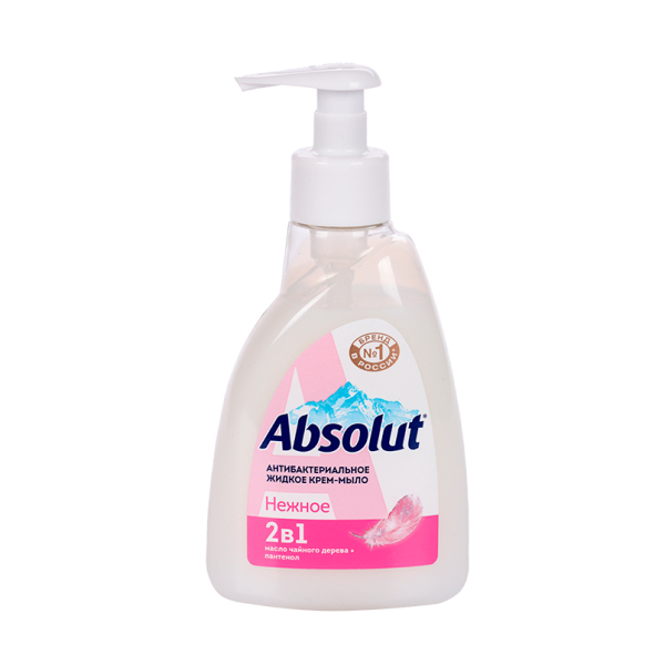 Мыло жидкое Absolut 2в1 Нежное 250мл