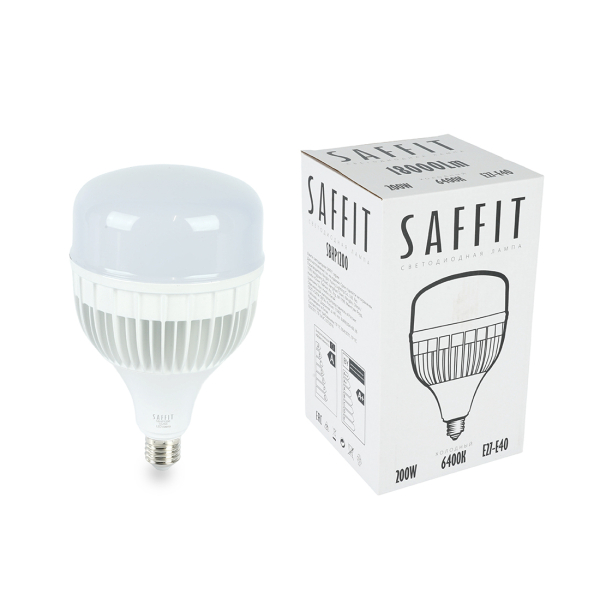 Лампа св/д T140 200Вт 6400К Е27/Е40 SBHP1200 Saffit