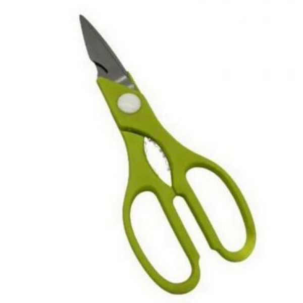 Ножницы нерж сталь салатовый Либра Пласт