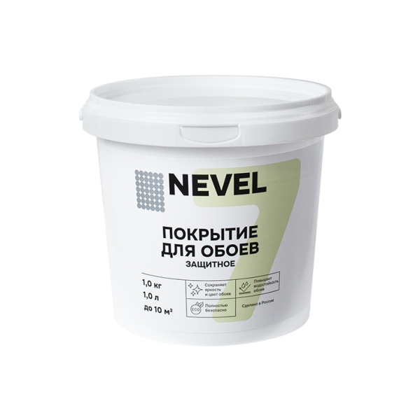 Защитное покрытие для обоев 1кг Nevel Silver