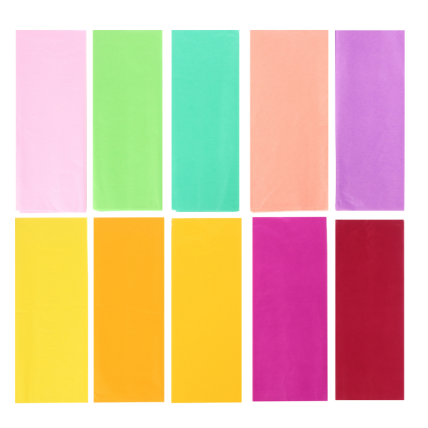 Бумага тишью в ассортименте, 51х66 см, 10 листов