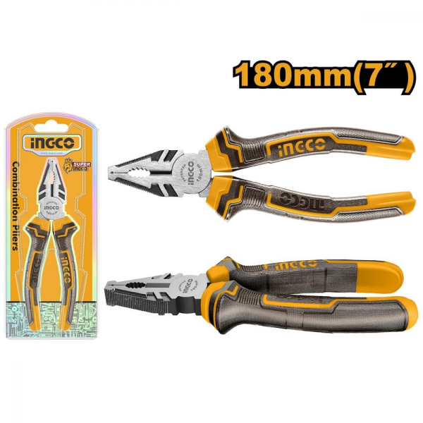 Плоскогубцы 180мм комбинированные INGCO
