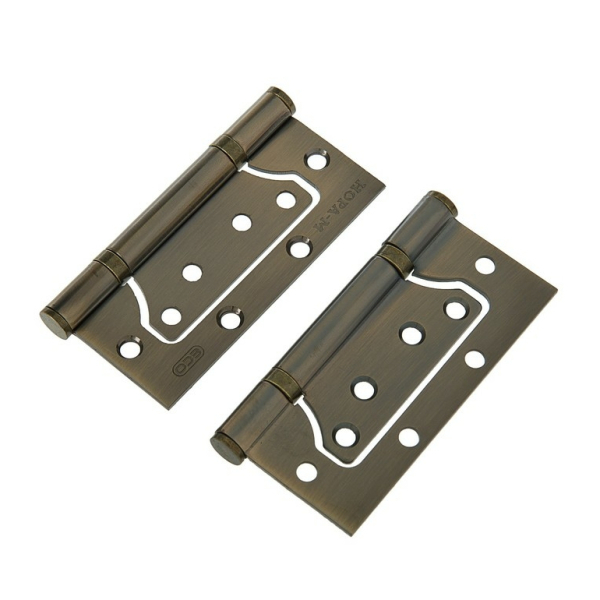 Петля дверная врезная 100*70*2,5 старая бронза 800-4 FHP-ЕСО AB НОРА-М