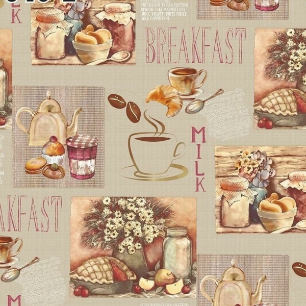 Клеенка ПВХ тканная основа 1,3*25м рис 546/2 Этюд Колорит