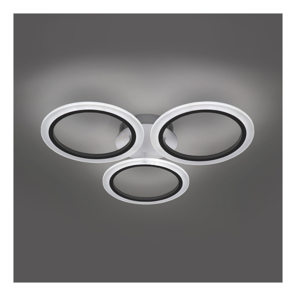 Люстра светодиодная  72Вт 2000-6000K ПДУ Flow Feron