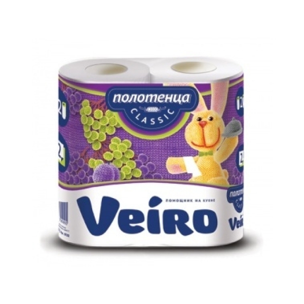 Полотенце бумажное Veiro Classic XL 2сл 2рул