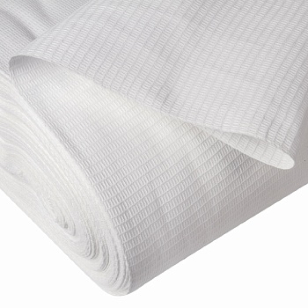 Полотно вафельное отбеленное 45см 120г/кв.м рулон 60м